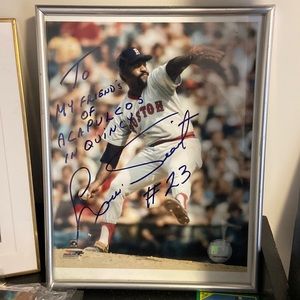 Luis tiant autographed picture